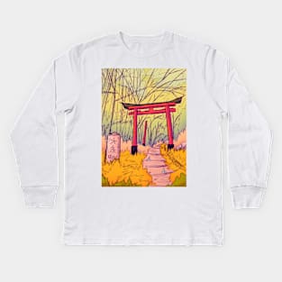 The Japanese Garden Kids Long Sleeve T-Shirt